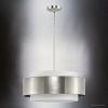 Urban Ambiance Luxury Modern Indoor Pendant,  9-5/8''H x 22"W x 22''D,  Brushed Nickel Finish, UHP4859 - 3 of 4