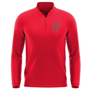 Campus Lab Pacific University (Or) Adult Men's Active Sport 1/4 Zip Pullover Left Chest Logo - 1 of 4