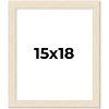 PosterPalooza | 15x18 Wide Barnwood Picture Frame, UV Acrylic, 6 Finishes - Grey, Brown, White, and Black - 2 of 4