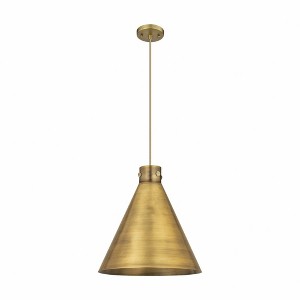Newton Cone - 1 Light Pendant In Industrial Style-20.13 Inches Tall and 18 Inches Wide - 1 of 1