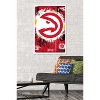 Trends International NBA Atlanta Hawks - Maximalist Logo 23 Framed Wall Poster Prints - 2 of 4