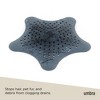 Umbra Starfish Drain Cover/Hair Catcher, Slate Blue - 4 of 4