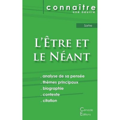 Fiche de lecture L'Être et le Néant de Jean-Paul Sartre (Analyse philosophique de référence et résumé complet) - (Paperback)