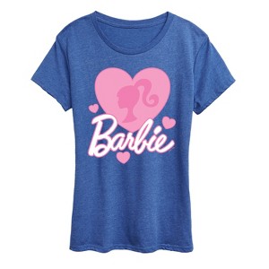 Women's - Barbie - Logo Love Hearts Short Sleeve Graphic T-Shirt - 1 of 4