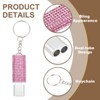 Unique Bargains Outdoor Camping Hiking Fishing Rescue Signaling Alloy Keychain Whistles 2 Pcs - 3 of 3