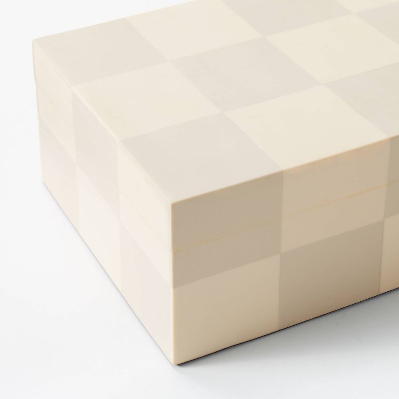 Large Checkered Resin Box - Threshold&#8482; designed with Studio McGee, 3 of 9