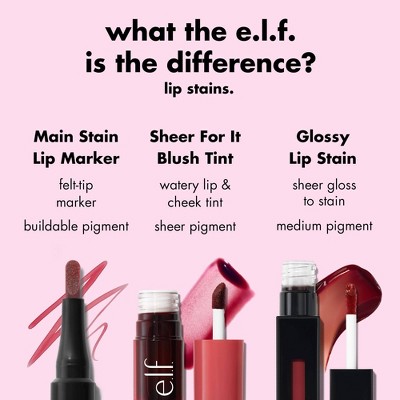 e.l.f. Main Stain Lip Marker - Hotvine - 0.034 fl oz