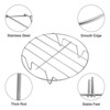 Unique Bargains Stainless Steel Round Cooking Rack for Roasting Baking - 3 of 4