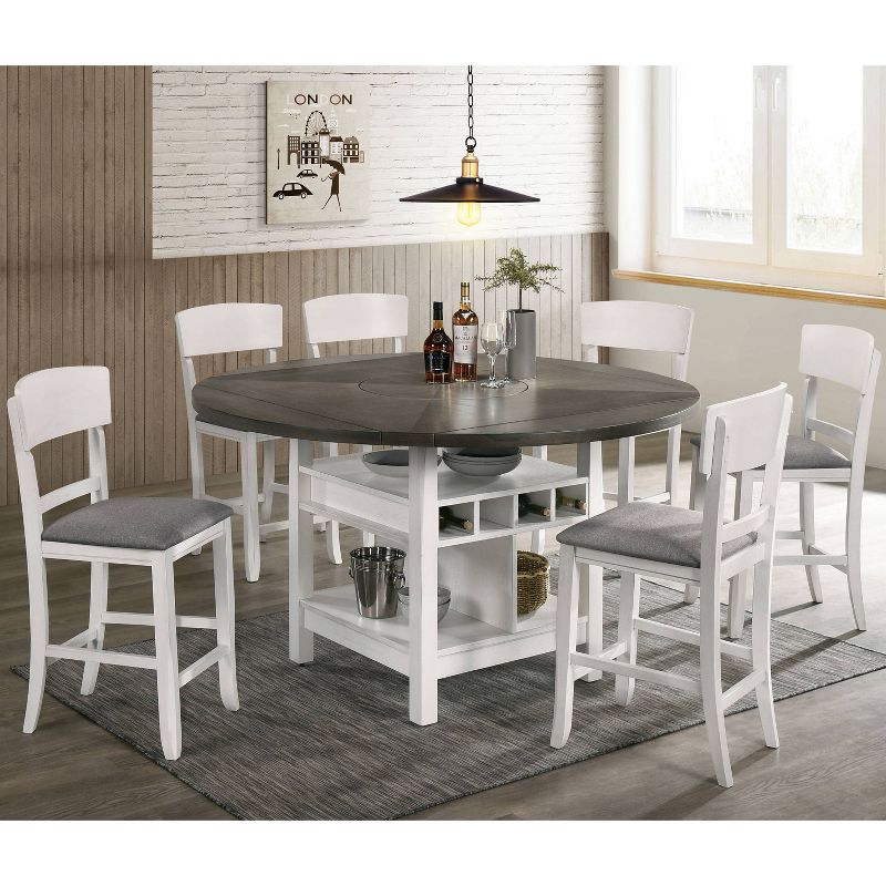 60" Summerland Round Counter Height Dining Table - HOMES: Inside + Out, 4 of 8
