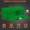 Black/Yellow/Green Steel Truck Bed Tool Box, Trailer Tongue Box, Truck Storage Organizer Tool Chest For Truck Bed, RV, Trailer - 2 of 4