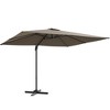 Sonkuki 10X8FT Outdoor Patio Cantilever Umbrella With Canopy, 360°Rotation Offset Umbrella - 2 of 4