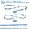 Unique Bargains Flexible Curve Plastic Bendable Markings Ruler for Drawing Sewing - 3 of 4
