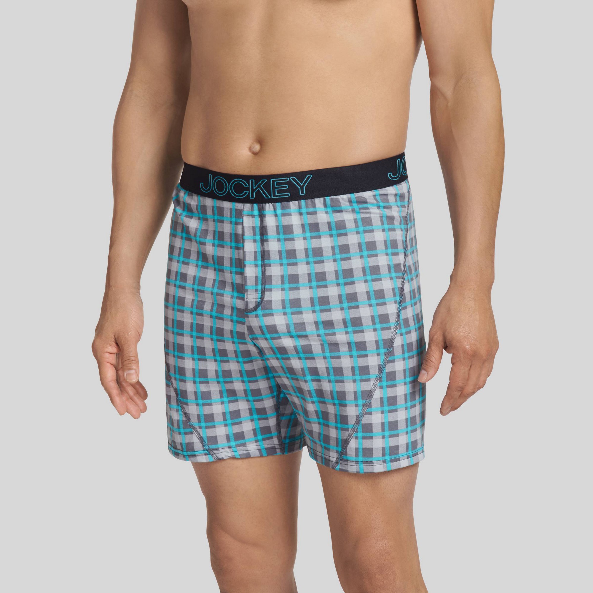 Jockey Generation Men's No Bunch Boxer Shorts - Plaid M, Size: Medium, by Jockey  Generation