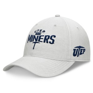 NCAA UTEP Miners Unstructured Chambray Cotton Hat - Gray - 1 of 4