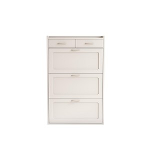 NicBex Shoe Cabinet with 2 Drawers Modern Freestanding Hidden Shoe Storage Cabinet with 3 Flip Drawers for Entryway,Hallway - 1 of 4