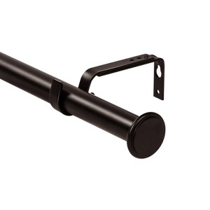 Urbanest 1-inch Diameter Bouton Adjustable Single Drapery Curtain Rod - 1 of 4