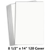 Hamilco White Legal Cardstock Paper 8 1/2" x 14" Card Stock 120lb Cover 25 Pack - 2 of 4