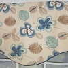RLF Home 100% Cotton Jolly Cornice  Fully lined Windows Rod Pocket Valance 50" x 17"  Cream - 4 of 4