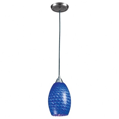 Elk Home Mulinello 1 - Light Pendant in  Satin Nickel