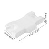 Unique Bargains Silky Neck and Shoulder Pain Ease Home Sleeping Bed Memory Foam Pillow 1 Pc - 4 of 4