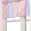 Bedtime Originals Rainbow Hearts Pink/Purple Stripes Nursery Window Valance - image 3 of 4