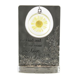 Home Decor 3.0 Inch Hello Sunshine Plaques Encouragement Box Signs - 1 of 3