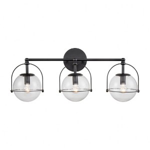 Elk Home Langford 3 - Light Vanity in  Matte Black - 1 of 3