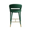 Meridian Furniture,Destiny Green Velvet Stool - 2 of 4
