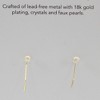 Roman 2.75 In Champagne Bottle Earrings New Years Seasonal Holiday Jewelry , (2PC) - 3 of 3
