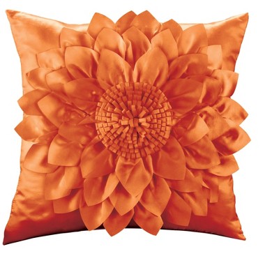 Collections Etc Unique 3D Pillow Removable Accent Pillow Cover
