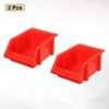 Unique Bargains Plastic Stackable Garage Closet Organization Shelf Bins 2 Pcs - 3 of 4
