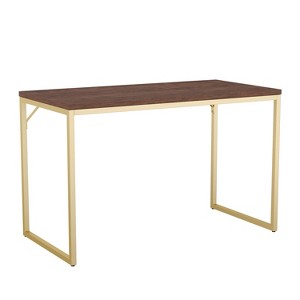 Martha Stewart Noah Home Office Parsons Desk with Metal Frame - 1 of 4