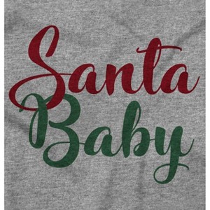 Cute Christmas Carol Santa Baby Toddler Baby Girl T Shirt Brisco Brands - 1 of 4