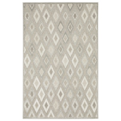 Oriental Weavers Tangier TAN02 Beige/ Grey Indoor Area Rug - 3'3" x 5'