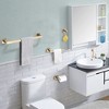 BWE 5-Piece Bath Hardware Set with Towel Bar/Rack, Towel/Robe Hook, Toilet Paper Holder - 2 of 4