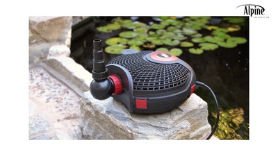 Alpine Black and Red Electric Pond Pump with 33-ft Cord
