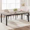 CuisinSmart Industrial Dining Table for 6-8 People, 78.7" Long Wooden Kitchen Table with Sturdy Metal Frame - 2 of 4
