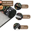 Boho  Washable Rugs for Entryway Floral Rugs for Bedroom, Bathroom Rug Non Slip Washable - 4 of 4