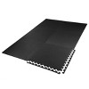 Xspec 3/8" Thick 100 Sq Ft Steel EVA Foam Floor Exercise Gym Mat 25 pcs, Black - 3 of 4