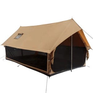 WHITE DUCK Rover Scout Canvas Tent with Stove Jack & Mesh Doors – 4-Season Weatherproof Camping Tent, Fire & Water-Resistant - 1 of 4