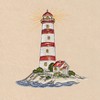 Linum Home Textiles SUMMER LIGHTHOUSE - Embroidered Luxury 100% Turkish Cotton Hand Towels (Set of 2) - image 3 of 3