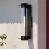 Vaxcel Brighton Park 1 - Light Wall Light in  Textured Black - 2 of 4