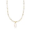 Ross-Simons 5-14mm Cultured Baroque Pearl Drop Necklace in 18kt Gold Over Sterling - 3 of 4