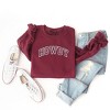 Simply Sage Market Women's Graphic Sweatshirt Embroidered Howdy Varsity Outline - 3 of 3