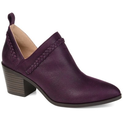 Journee Collection Womens Sophie Pull On Stacked Heel Booties