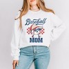 Simply Sage Market Women's Graphic Sweatshirt Baseball Mom Checkered - 2 of 4