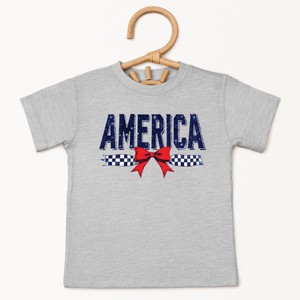 The Juniper Shop America Galaxy Coquette  Toddler Short Sleeve Tee - 1 of 4