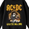 ACDC Givin The Dog A Bone Crew Neck Long Sleeve Boys' Black Sweatshirt - 2 of 2