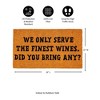 28" x 16" Nature Coir Mat, We Only Serve - 3 of 4