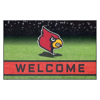 NCAA Louisville Cardinals Crumb Rubber Door Mat 18"x30"